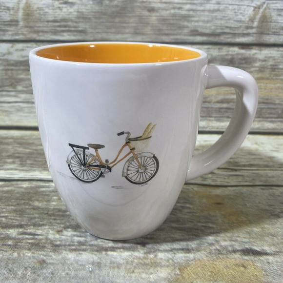 Rae Dunn Other - Rae Dunn Magenta Bicycle Large Coffee Mug Tea Cup